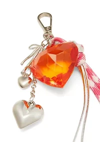 Faceted Heart Charm