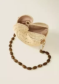 Sewing Down South x Crown & Ivy™ Rattan Shell Crossbody