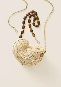 Sewing Down South x Crown & Ivy™ Rattan Shell Crossbody