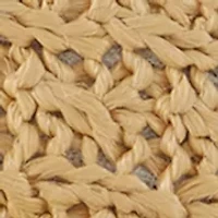 Straw Belt with Chunky Buckle