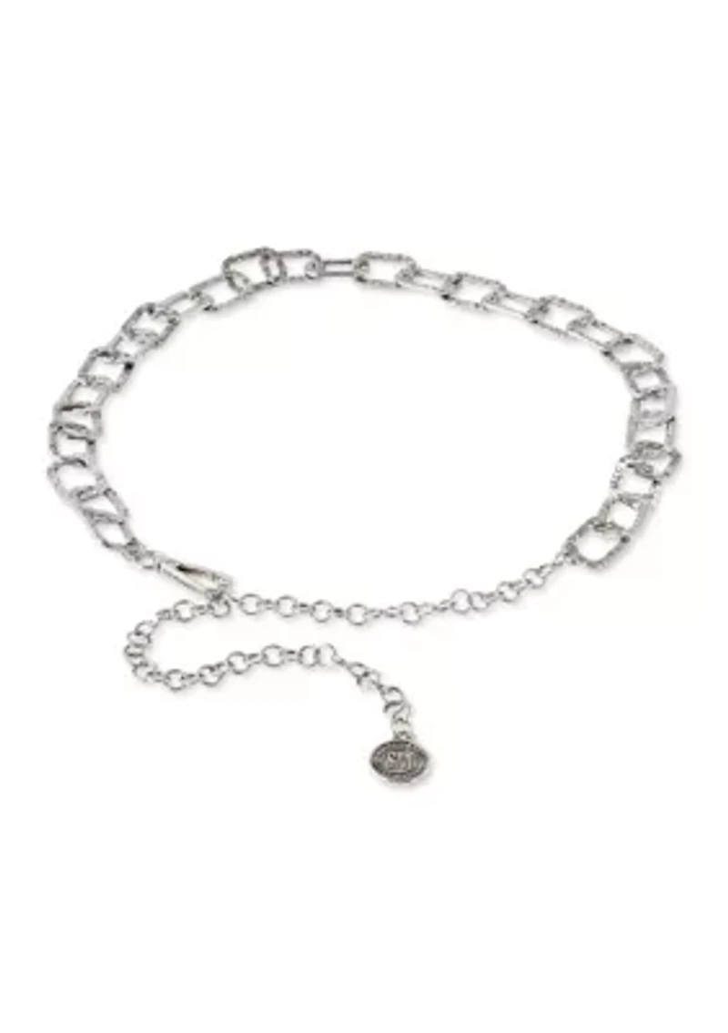 Hammered Links Chain Belt