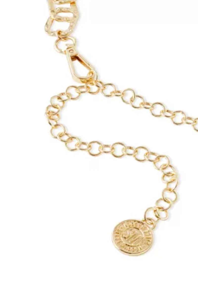 Hammered Links Chain Belt