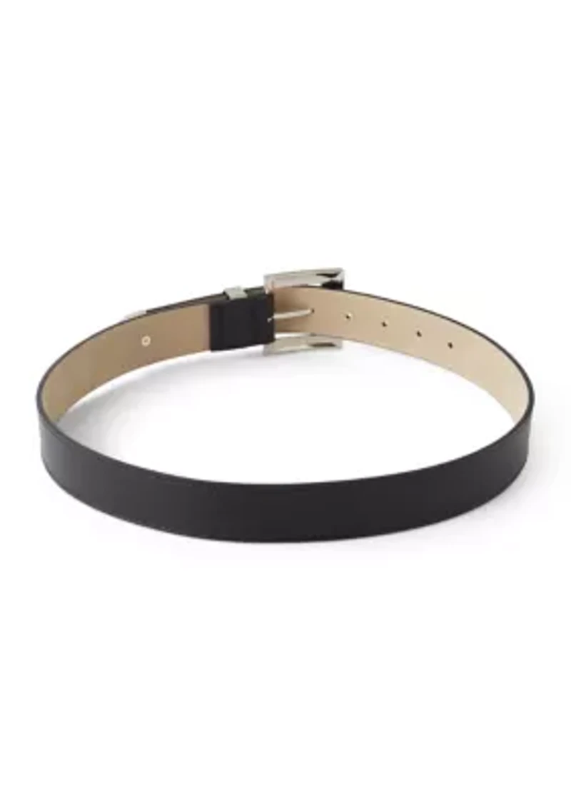 35mm Smooth Belt with Wide Rim Buckle