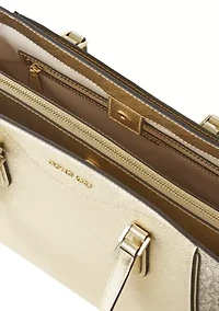 Taryn Large Multifunction Top Zip Tote