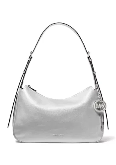 Nolita Metallic Pebbled Leather Convertible Shoulder Bag