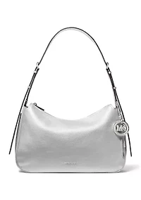 Nolita Metallic Pebbled Leather Convertible Shoulder Bag