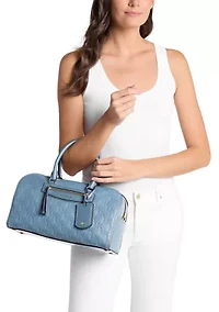 Jet Set Travel Duffle Satchel Bag