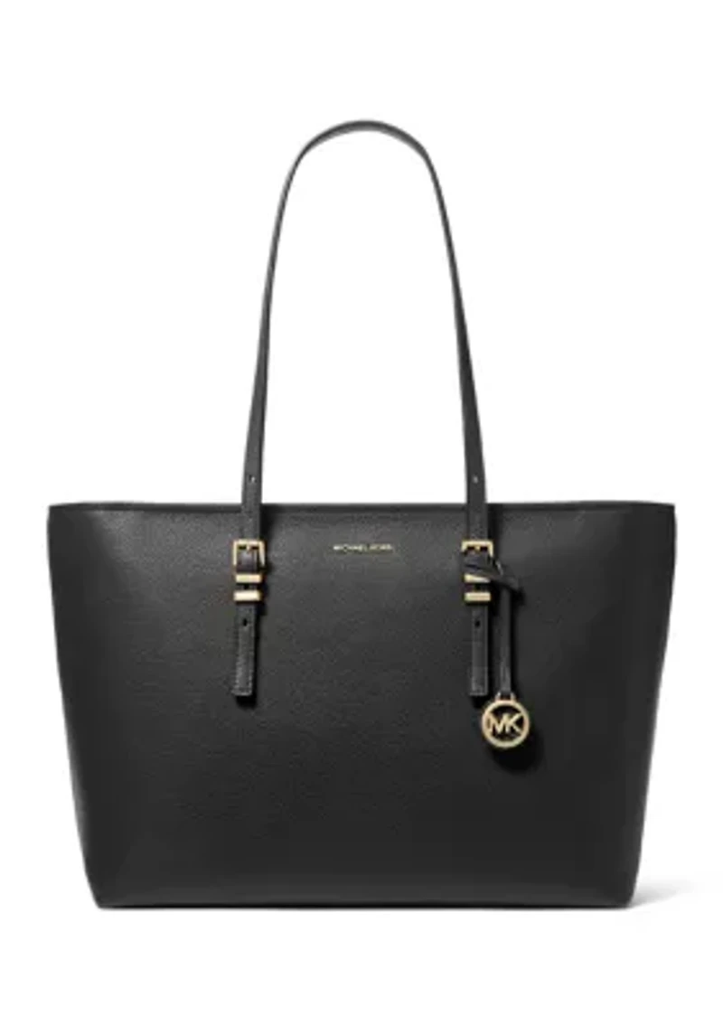 Quinn Large East West Top Zip Tote Bag