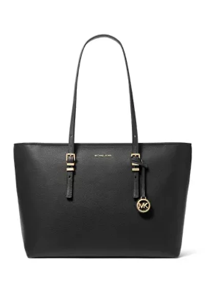 Quinn Large East West Top Zip Tote Bag
