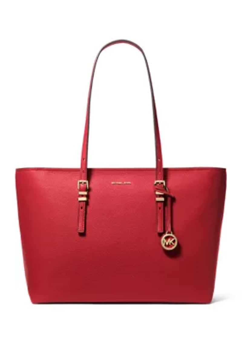 Quinn Large East West Top Zip Tote Bag