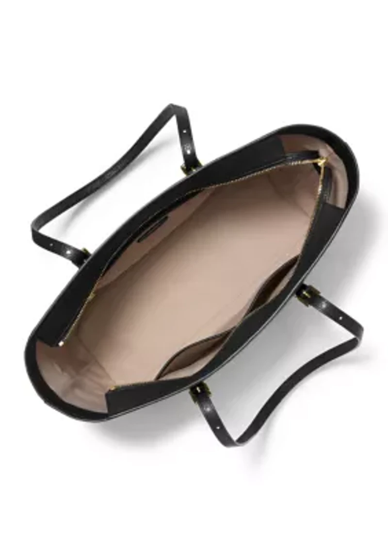 Quinn Large East West Top Zip Tote Bag