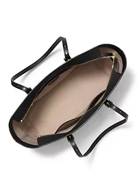 Quinn Large East West Top Zip Tote Bag