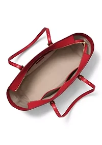 Quinn Large East West Top Zip Tote Bag