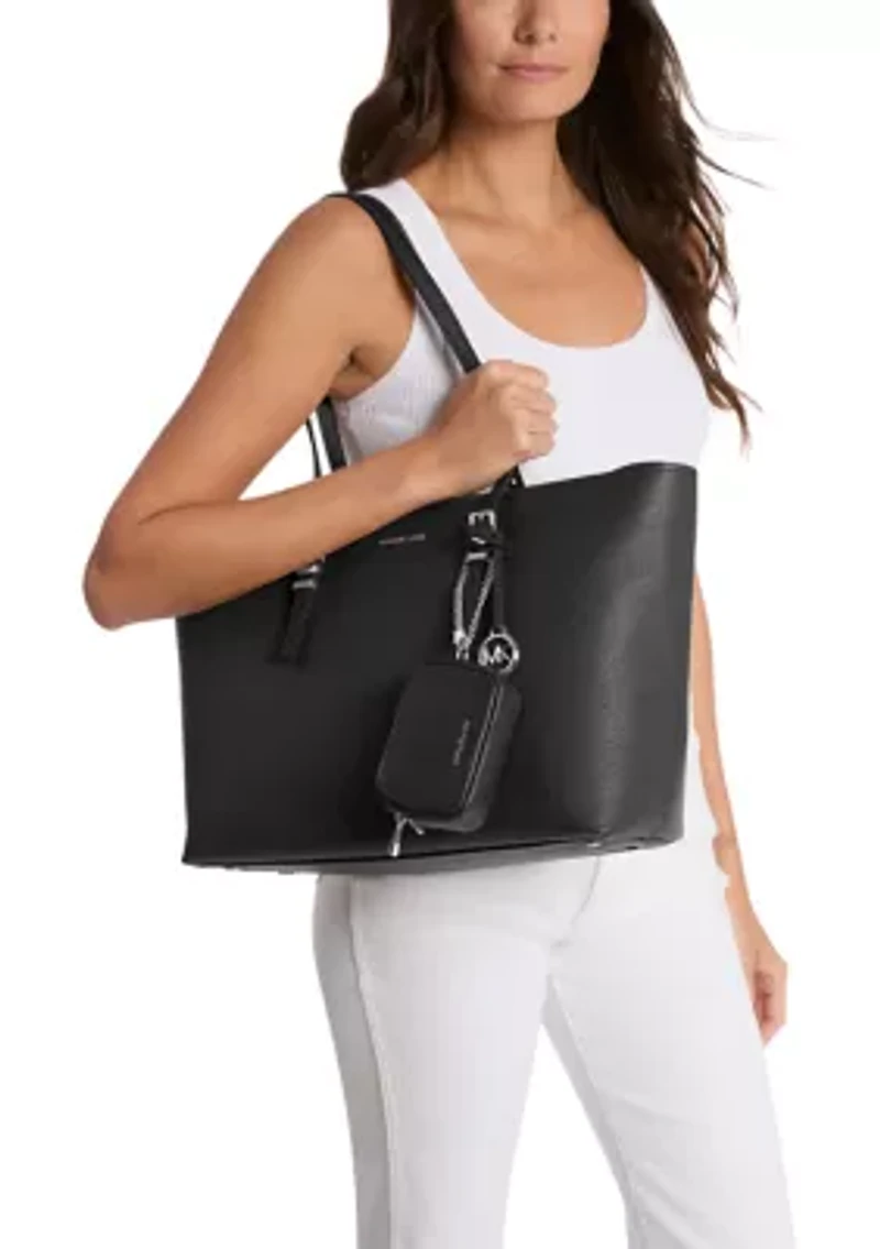 Quinn Large Pebbled Leather Tote Bag