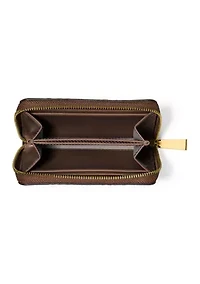 Jet Set Small Zip Around Card Case 