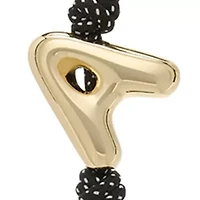 Charms Metal A Bubble Cord Charm 