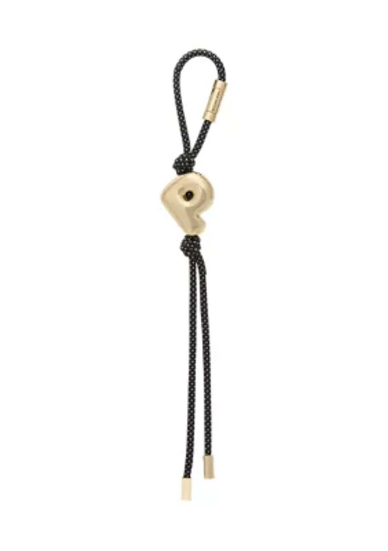 Charms Metal P Bubble Cord Charm 