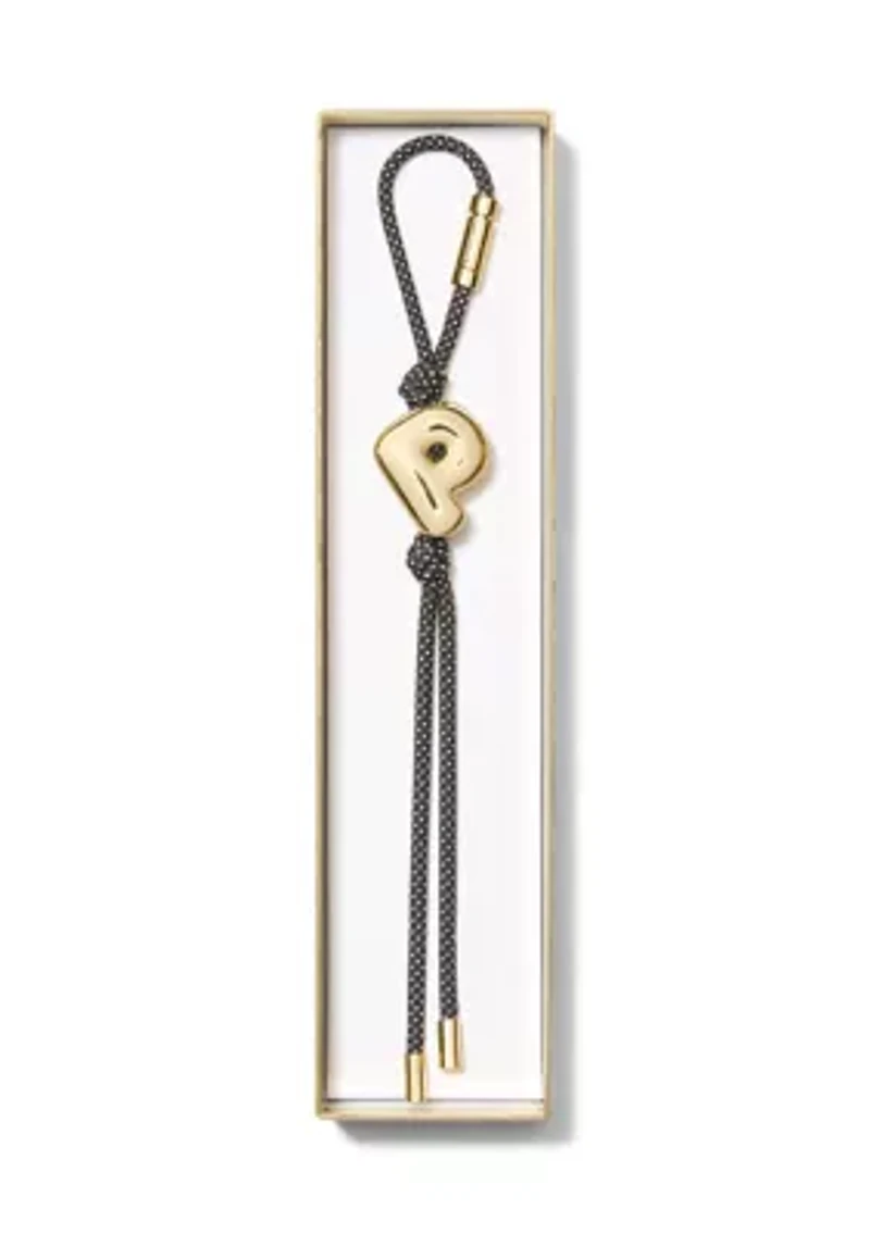 Charms Metal P Bubble Cord Charm 