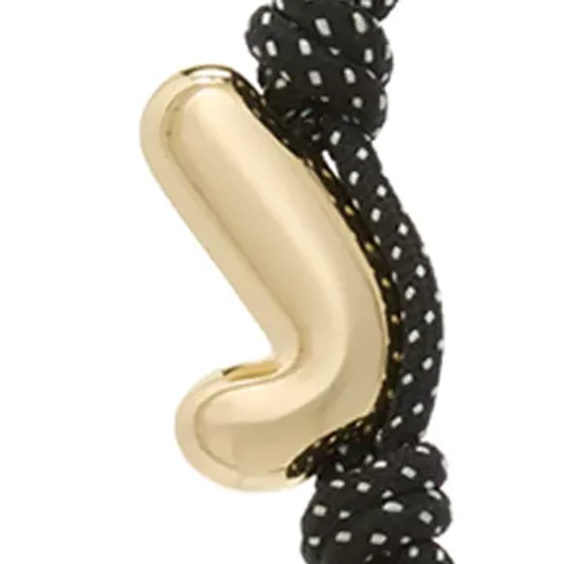 Charms Metal J Bubble Cord Charm 