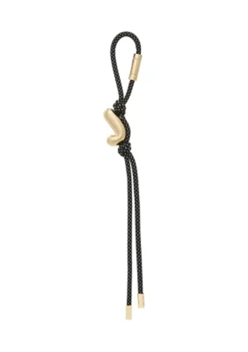 Charms Metal J Bubble Cord Charm