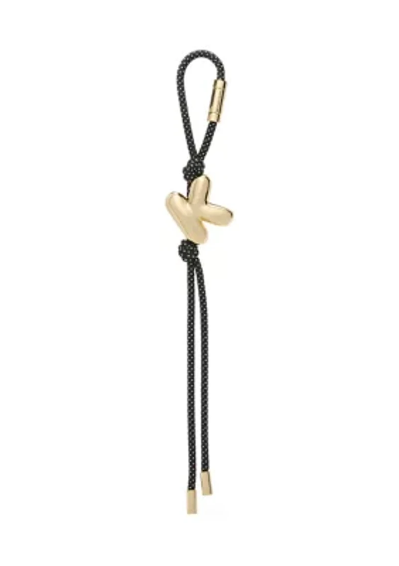 Charms Metal K Bubble Cord Charm
