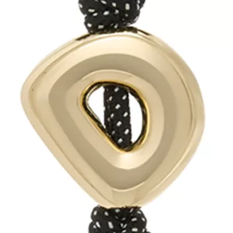 Charms Metal D Bubble Cord Charm 