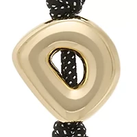 Charms Metal D Bubble Cord Charm 