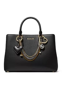 Metal Jewel Hear Chain Charm