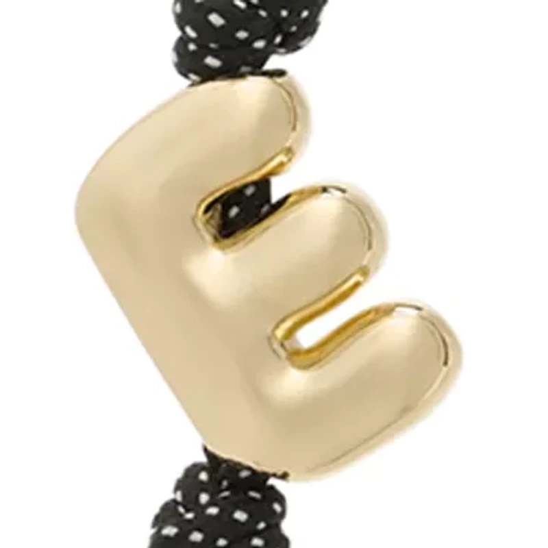  Charms Metal E Bubble Cord Charm 