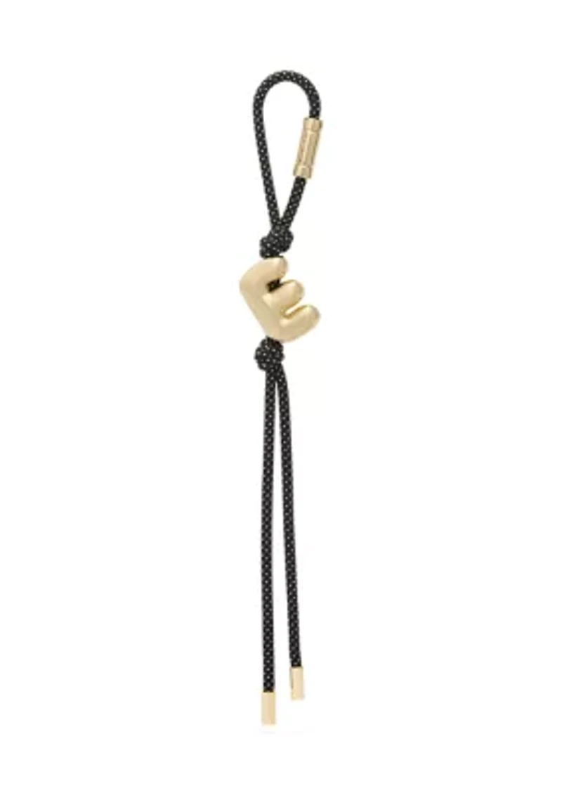 Charms Metal E Bubble Cord Charm