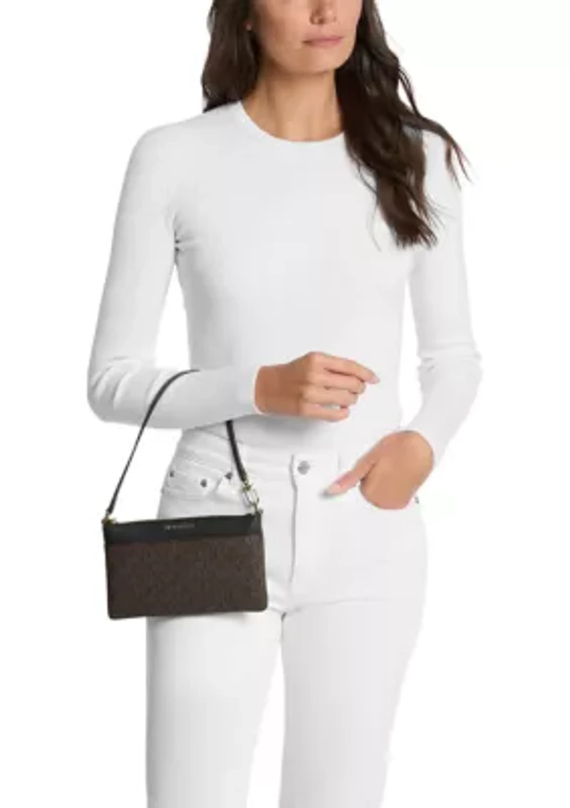 Jet Set Medium Top Zip Convertible Wristlet