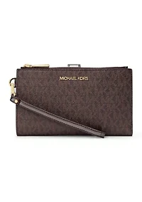 Jet Set Double Zip Wristlet