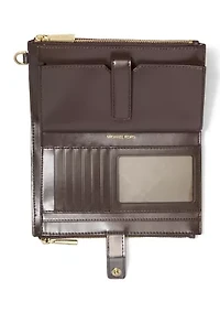 Jet Set Double Zip Wristlet