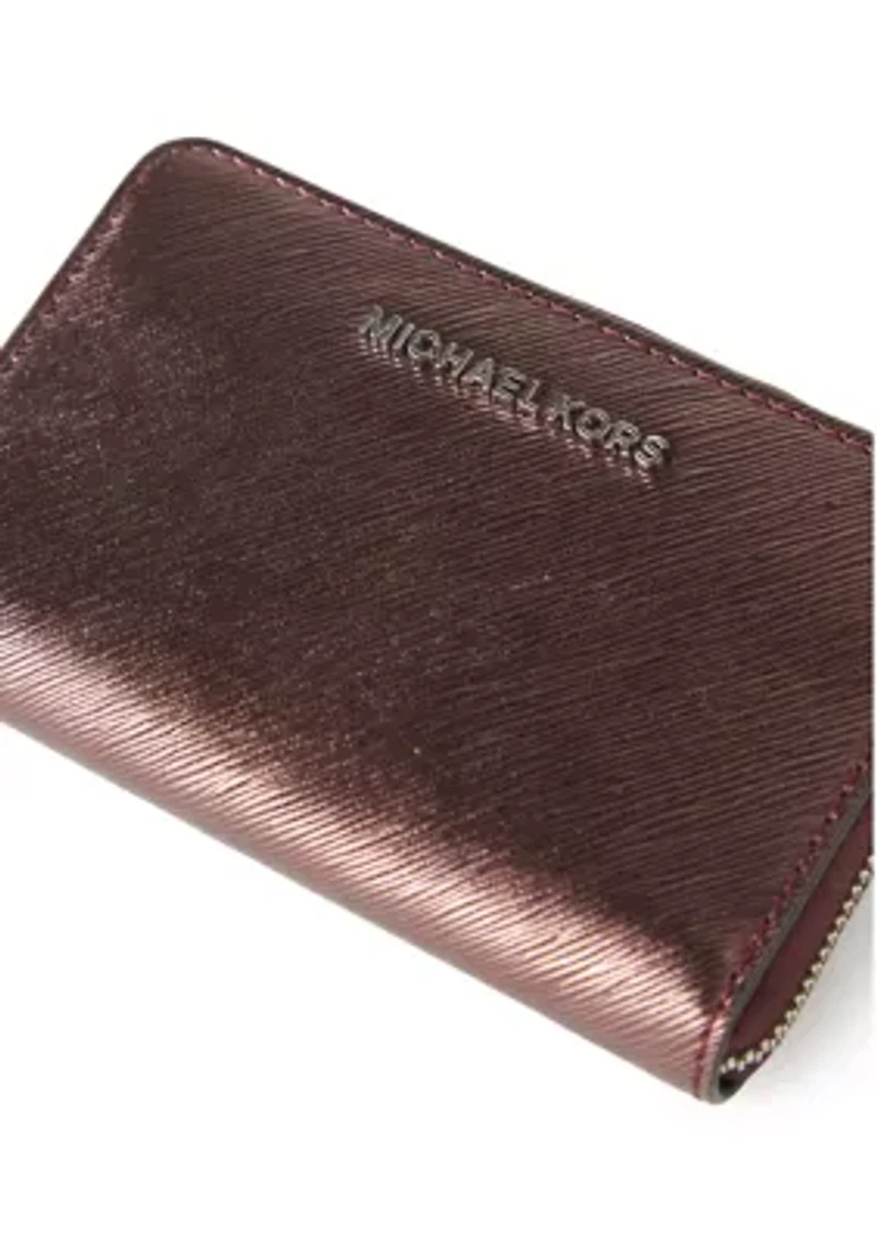 Jet Set Small Zip Around Card Case