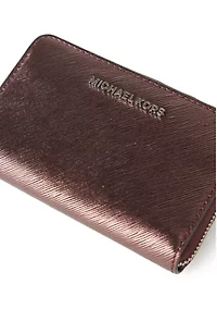 Jet Set Small Zip Around Card Case