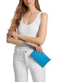 Jet Set Medium Top Zip Convertible Wristlet