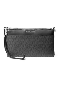 Jet Set Medium Signature Logo Convertible Wristlet