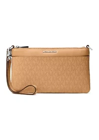 Jet Set Medium Signature Logo Convertible Wristlet