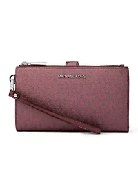 Jet Set Double Zip Wristlet