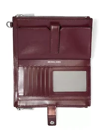 Jet Set Double Zip Wristlet