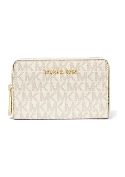 Jet Set Small Zip Around Card Case