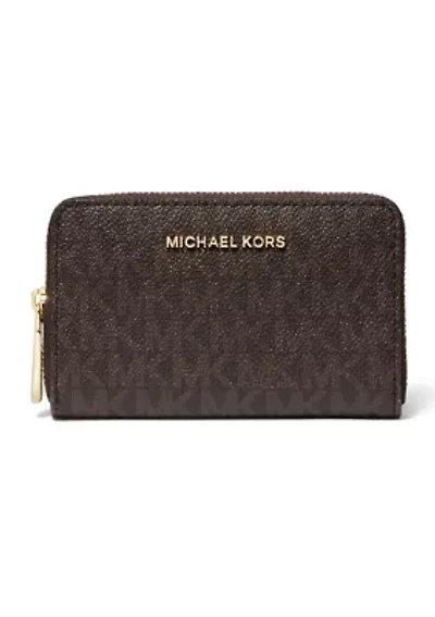 Jet Set Small Zip Around Card Case