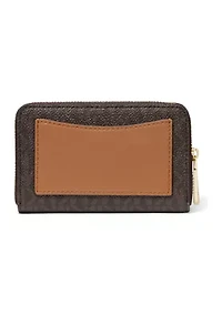 Jet Set Small Zip Around Card Case