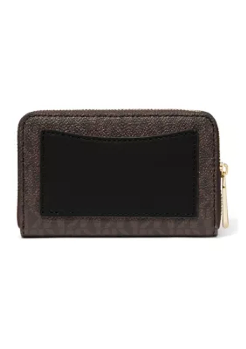 Jet Set Small Zip Around Card Case