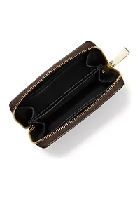 Jet Set Small Zip Around Card Case
