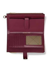 Jet Set Double Zip Wristlet