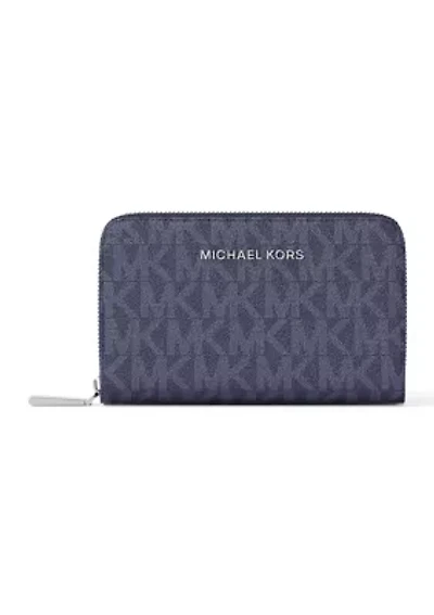 Jet Set Small Zip Around Card Case