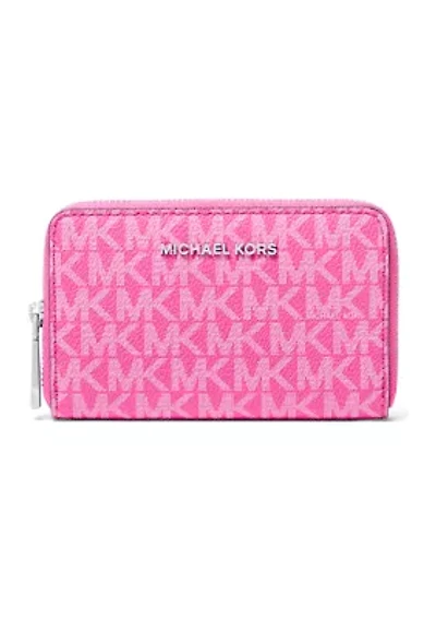 Jet Set Small Zip Around Card Case