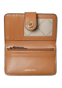 MK Charm Medium Tab Pocket Bifold Wallet