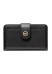 MK Charm Medium Tab Pocket Bifold Wallet